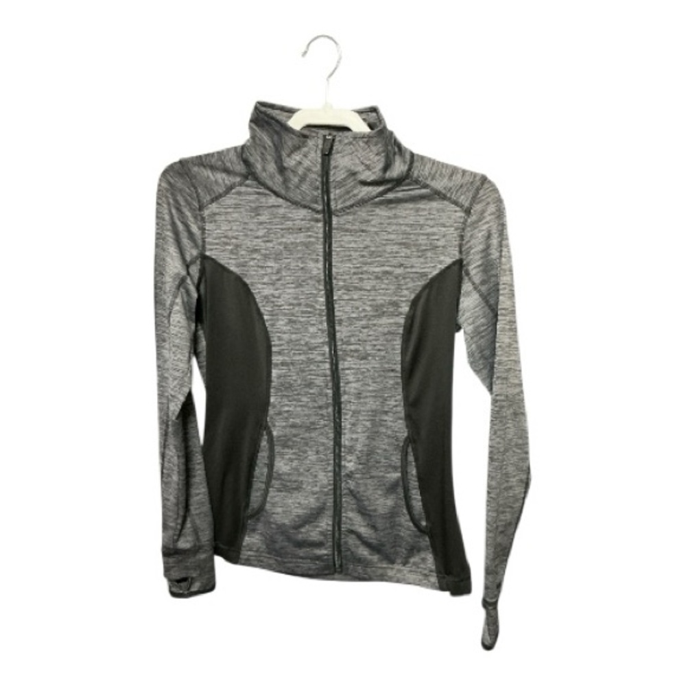 Danskin - EC - Heather Gray and Black Athletic Jacket